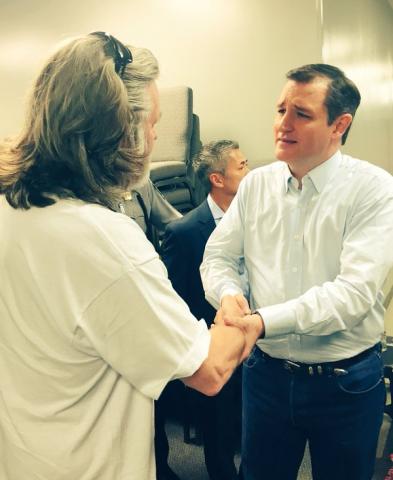 Ted Cruz Shaking Hands
